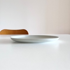 無印良品　日常の器　オーバルプレート　小　二枚の画像