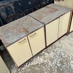 【無料】流し台・収納セット｜DIY・畑・ガレージに｜引取限定・早い者勝ちの画像