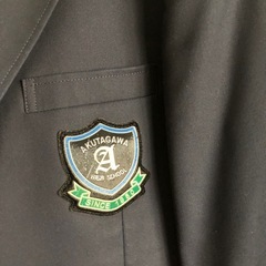 芥川高校、ブレザー、ネクタイ、ズボンセット、中古品美品ですの画像