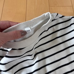 110センチ裏起毛トレーナーの画像
