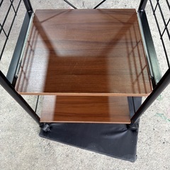 【売り切れ】F09ニトリレンジ台ラック (KC001 4985/上棚 MBR)の画像