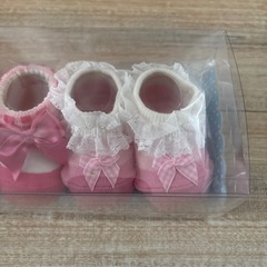 【新品未使用】ミキハウス靴下3点セットの画像