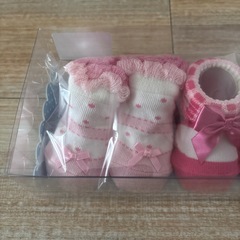 【新品未使用】ミキハウス靴下3点セットの画像