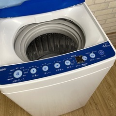 ◇分解洗浄済みで安心◇Haier 全自動洗濯機 JW-HS45A /4.5kg /2021年製の画像