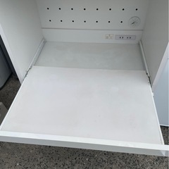 ◆早い方優先!! レンジ台　キッチンラック　キッチンボード　ホワイトの画像