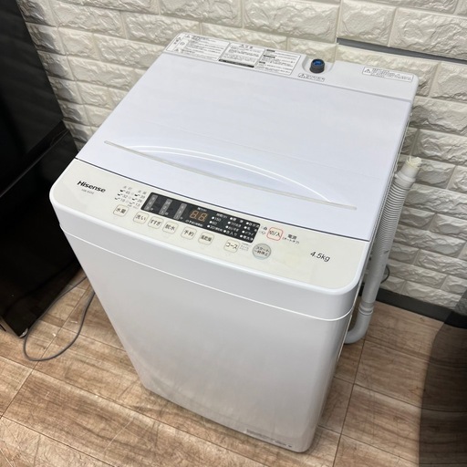 ご成約済み　洗濯機4.5kg✨✨設置無料‼️