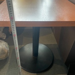 1500円　カフェテーブル(スチールあし
)の画像