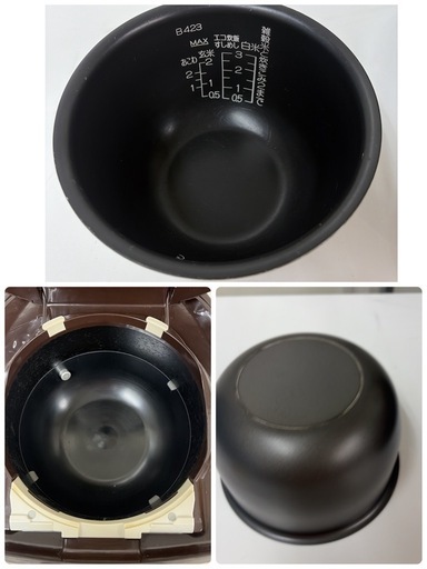 【?買取市場 3ヶ月保証】R486 ☀️ ZOJIRUSHI / 象印 圧力IH炊飯ジャー 3合炊き 15年製 NP-RJ05 ⭐ 動