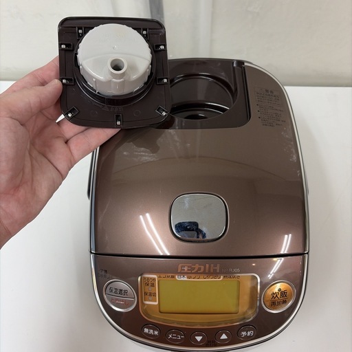 【?買取市場 3ヶ月保証】R486 ☀️ ZOJIRUSHI / 象印 圧力IH炊飯ジャー 3合炊き 15年製 NP-RJ05 ⭐ 動