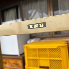 4段 スチールラック 書類棚 本棚 飾り棚 古家具 INBの画像