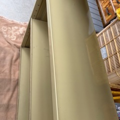 4段 スチールラック 書類棚 本棚 飾り棚 古家具 INBの画像