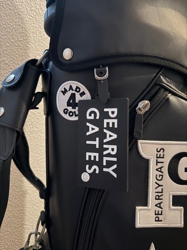 【未使用】PEARLY GATES キャディバッグ 定価70,400円 9インチ スタンド式