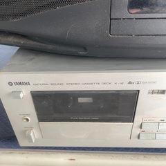 YAMAHA ヤマハ K-Id カセットデッキ パナソニック　ダブルカセット　動作未確認の画像