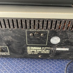 YAMAHA ヤマハ K-Id カセットデッキ パナソニック　ダブルカセット　動作未確認の画像