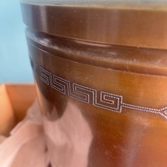 高麗　宣徳銅火鉢　対の画像