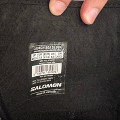 「SALOMON スノーボードブーツ 26.5cm BOA バッグ付き」の画像