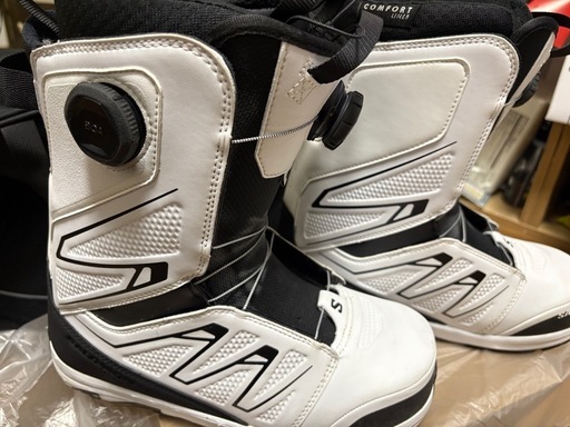 「SALOMON スノーボードブーツ 26.5cm BOA バッグ付き」