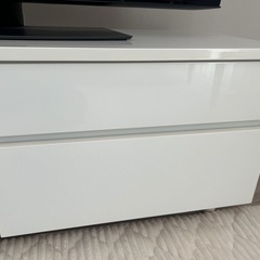 ニトリ　テレビ台　幅120センチ ホワイトの画像