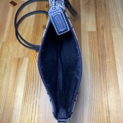 【美品‼️】COACH コーチ ポーチ ミニポーチ 小物入れ シグネチャー ブラックの画像