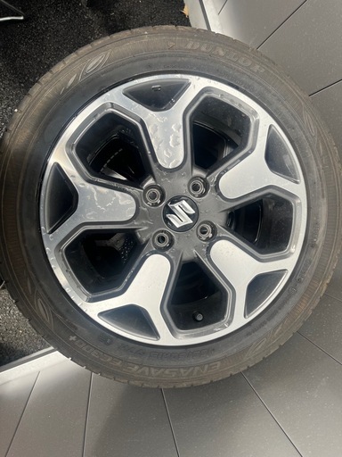 ◆SUZUKI純正 ◆2024年◆165/60R15 DUNLOP ENASEVE EC204◆15×4.5J 4穴 PCD100