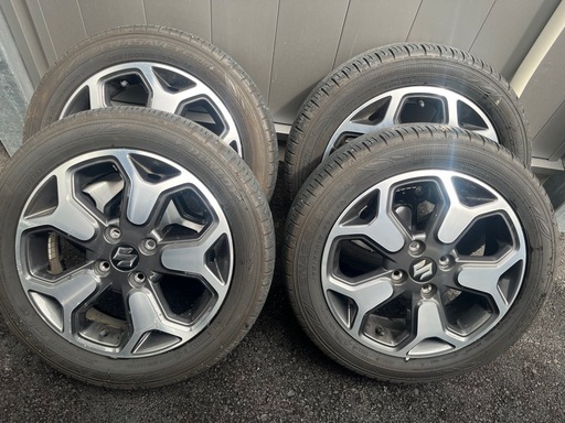 ◆SUZUKI純正 ◆2024年◆165/60R15 DUNLOP ENASEVE EC204◆15×4.5J 4穴 PCD100