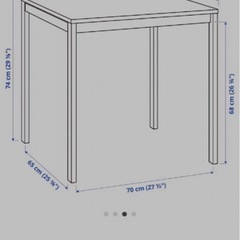 (購入時価格：14,540)デスク・椅子セットの画像