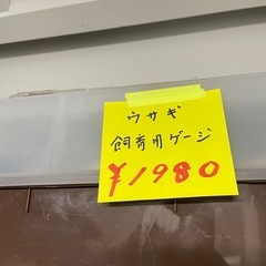 ウサギ 飼育中ゲージの画像