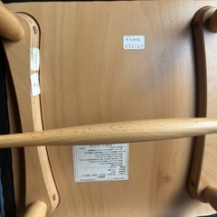 unico　KOTONA（コトナ）　ファブリックチェア　ナチュラル脚　ブルー　引き取り限定の画像