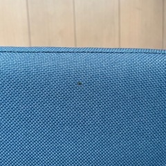 unico　KOTONA（コトナ）　ファブリックチェア　ナチュラル脚　ブルー　引き取り限定の画像