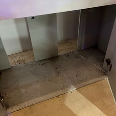 120cm水槽台と水槽の画像