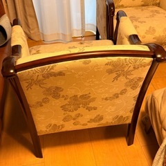 モリシゲ (IDC大塚家具)　1人掛けソファ　2個　の画像