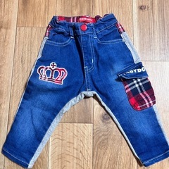 BABYDOLL ベビードール　ズボン　デニムパンツ　80 子供服　子ども服の画像