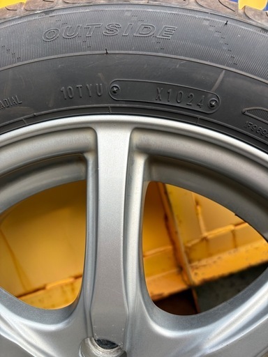 夏タイヤ4本セット　ホイール付　175/65R