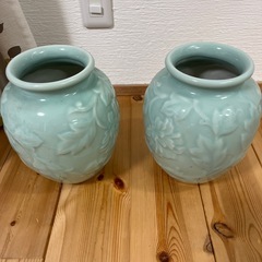 花瓶　　四日市萬古焼の画像