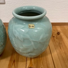花瓶　　四日市萬古焼の画像