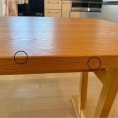 美品  リビング、ダイニングテーブルの画像