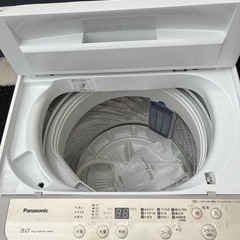 Panasonic 洗濯機　5.0キロの画像
