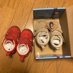 アシックススクスク12.5センチ2足の画像