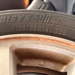 155/65/14 ダイハツ純正ホイール付き タント、ムーブなどにの画像