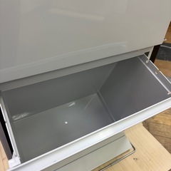 激安!! ニトリ スッキリ収まる 薄型ワイド ペダルペール  2段 ホワイト ダストボックス ゴミ箱の画像