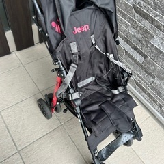B型ベビーカー バギー jeep 肩掛け紐付き(ジャンク)の画像