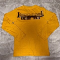 タグ付き　120サイズ　電車長袖Tシャツの画像