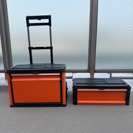 アストロプロダクツ ツールボックス キャリー付き 2点セット 工具箱 オレンジ