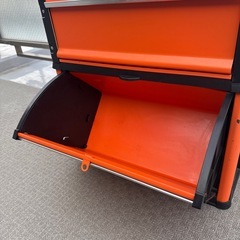 アストロプロダクツ ツールボックス キャリー付き 2点セット 工具箱 オレンジの画像