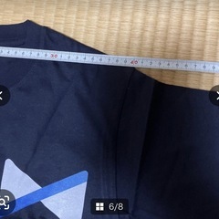 Tシャツ オンスオーガニックコットンTシャツ ネイビー sサイズ新品の画像