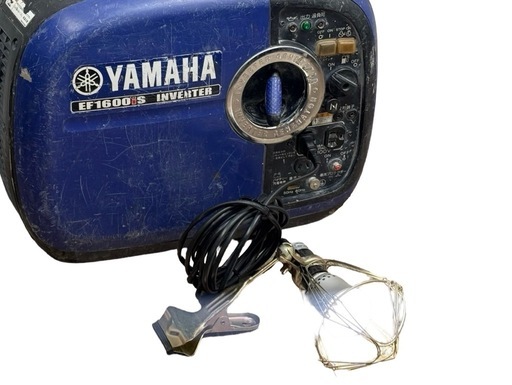 ◯動作品 YAMAHA ヤマハ インバーター発電機 EF1600iS 出力1.6kVA 超低騒音型 小型軽量 防災 災害 非常用電源 中古品■ジモティ姫路