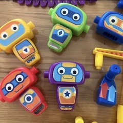 歯車　ブロック　知育玩具　ラーニングリソーシーズ　ロボット　組立　自由自在の画像