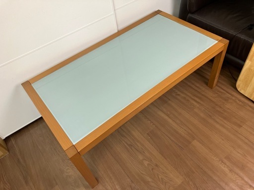 カリガリス ガラス天板 センターテーブル 110×60 ローテーブル Calligaris