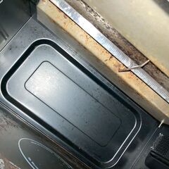 Y111) BALMUDA 2022年製 オーブンレンジ K04A-BK 角皿欠品 電子レンジ フラット バルミューダ ブラックの画像