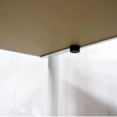 レンジ台 スリム キャスター付き 幅48cm レンジラック キッチンワゴン スライド棚 炊飯器ラックホワイト 木目調　キッチン収納　1172ZSの画像